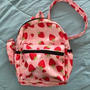 Adorable Strawberry Backpack/excellent condition